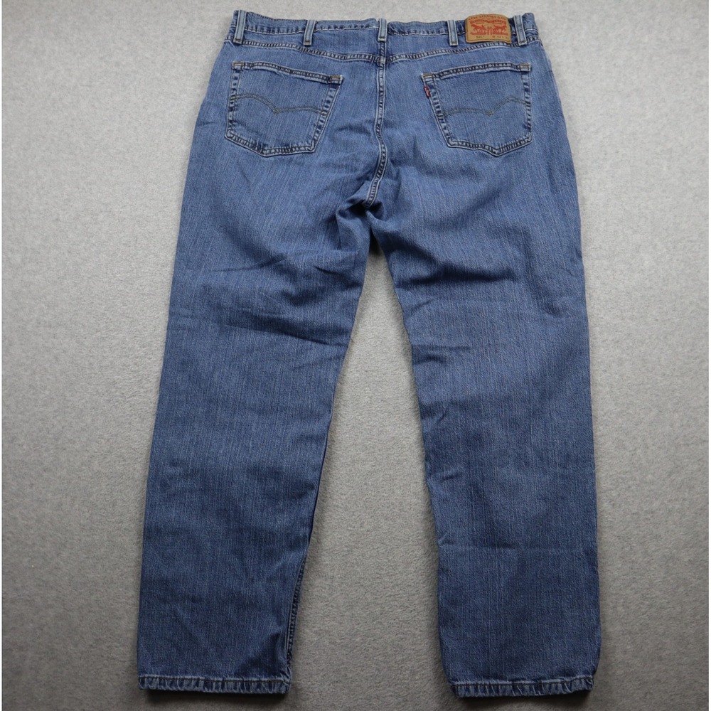 Levi's 541 Jeans Mens 42x32 Athletic Taper Blue Medium Wash Flex Denim 5-Pocket - Picture 7 of 8